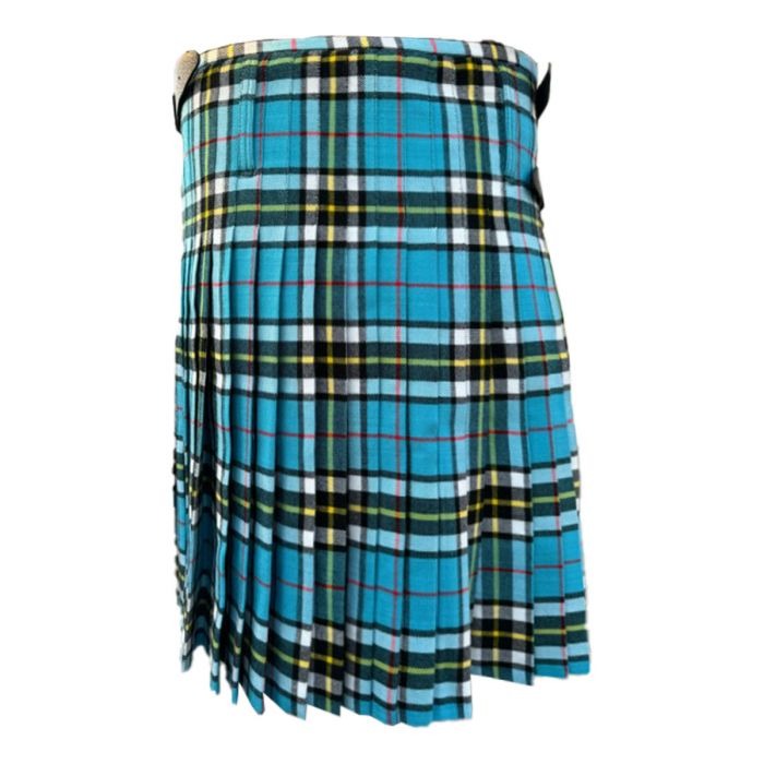 Thompson Blue Tartan Kilt – 8 Yard Custom Scottish Men's Kilt | 16oz Acrylic Traditional Highland Kilt