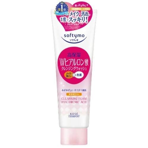 Thunder Tech KOSE Softymo Super Cleansing Wash H with Hyaluronic Acid 190g – High Moisture, Japan Direct Import