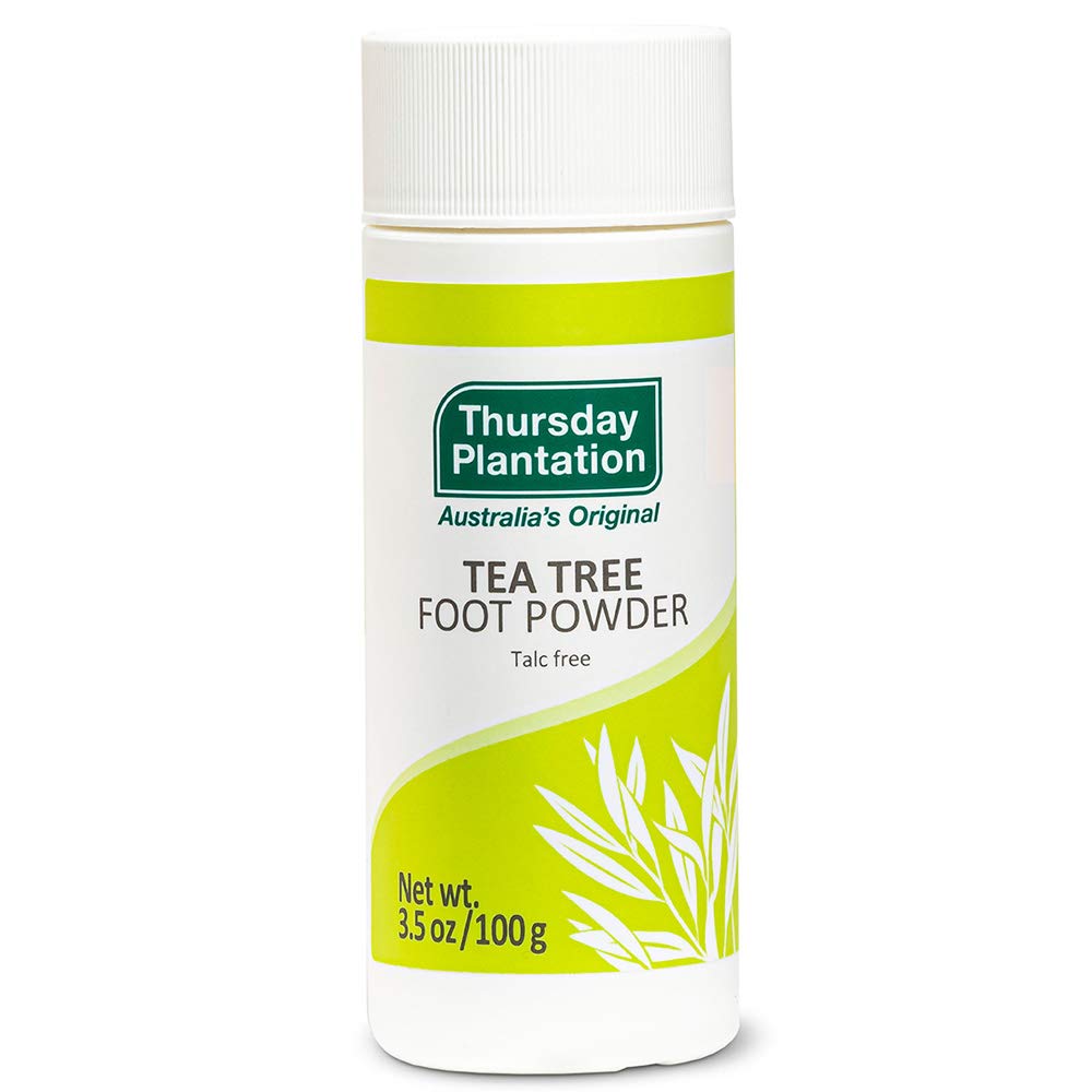 Thursday Plantation Tea Tree Foot Powder – Odor Control & Dry Feet | 3.5 oz