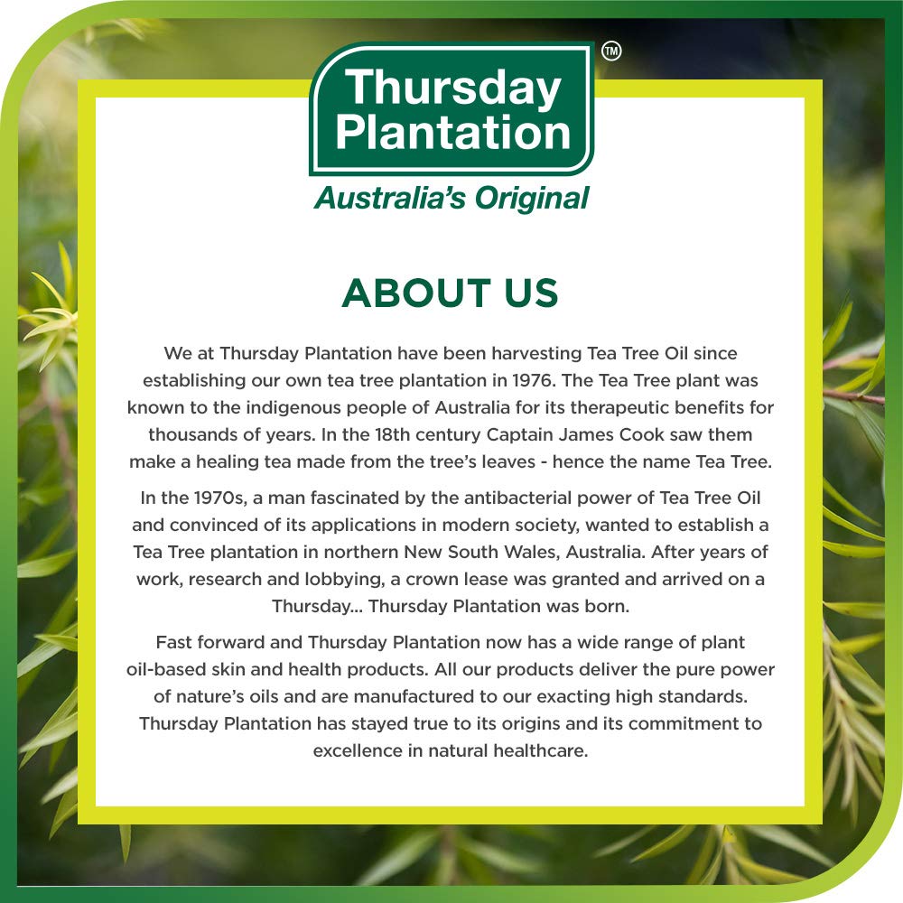 Thursday Plantation Tea Tree Foot Powder – Odor Control & Dry Feet | 3.5 oz