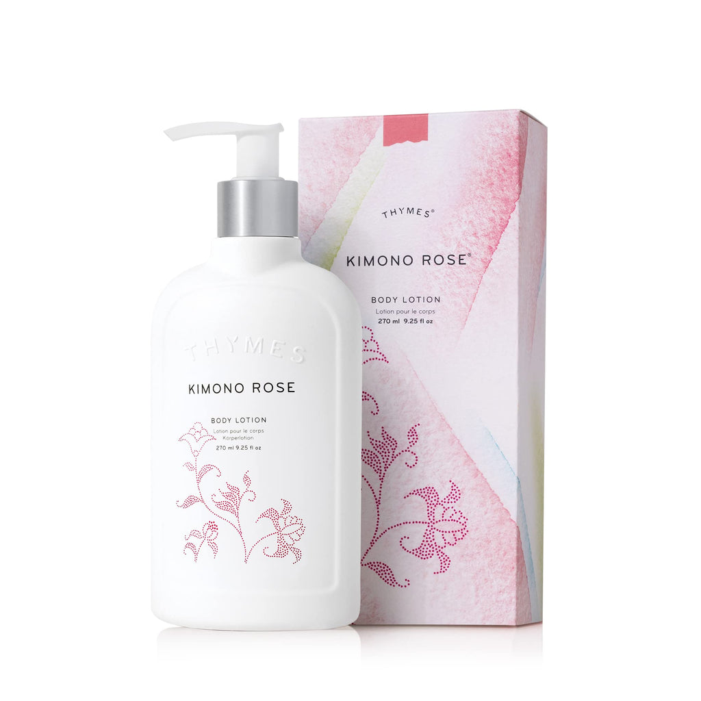 Thymes Kimono Rose Body Lotion – 9.25 fl oz | Hydrating, Non-Greasy Moisturizer