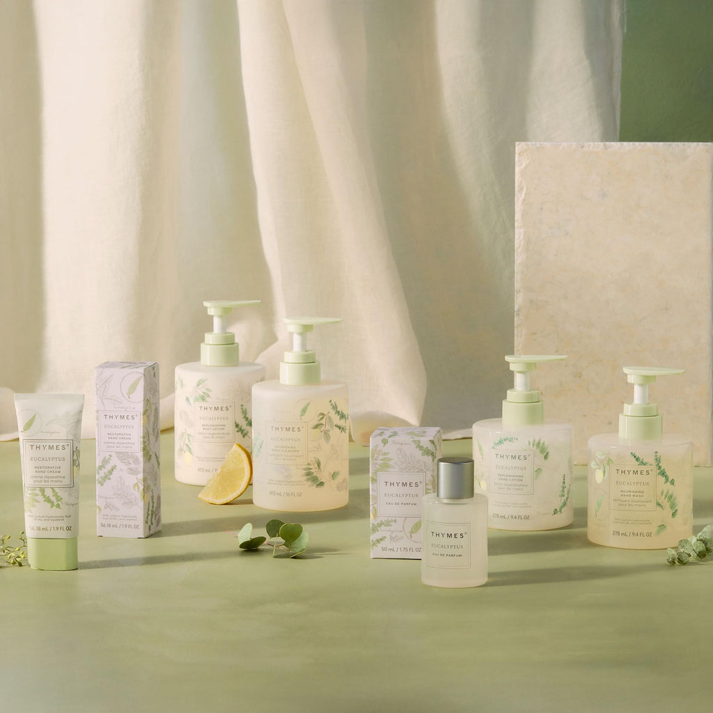 Thymes Large Replenishing Body Lotion – Hydrating Eucalyptus & Citrus (16 fl oz)