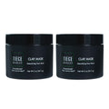 Tiege Hanley Detoxifying Facial Clay Mask for Men – Deep Pore Cleansing, 2 Oz (2 Pack)