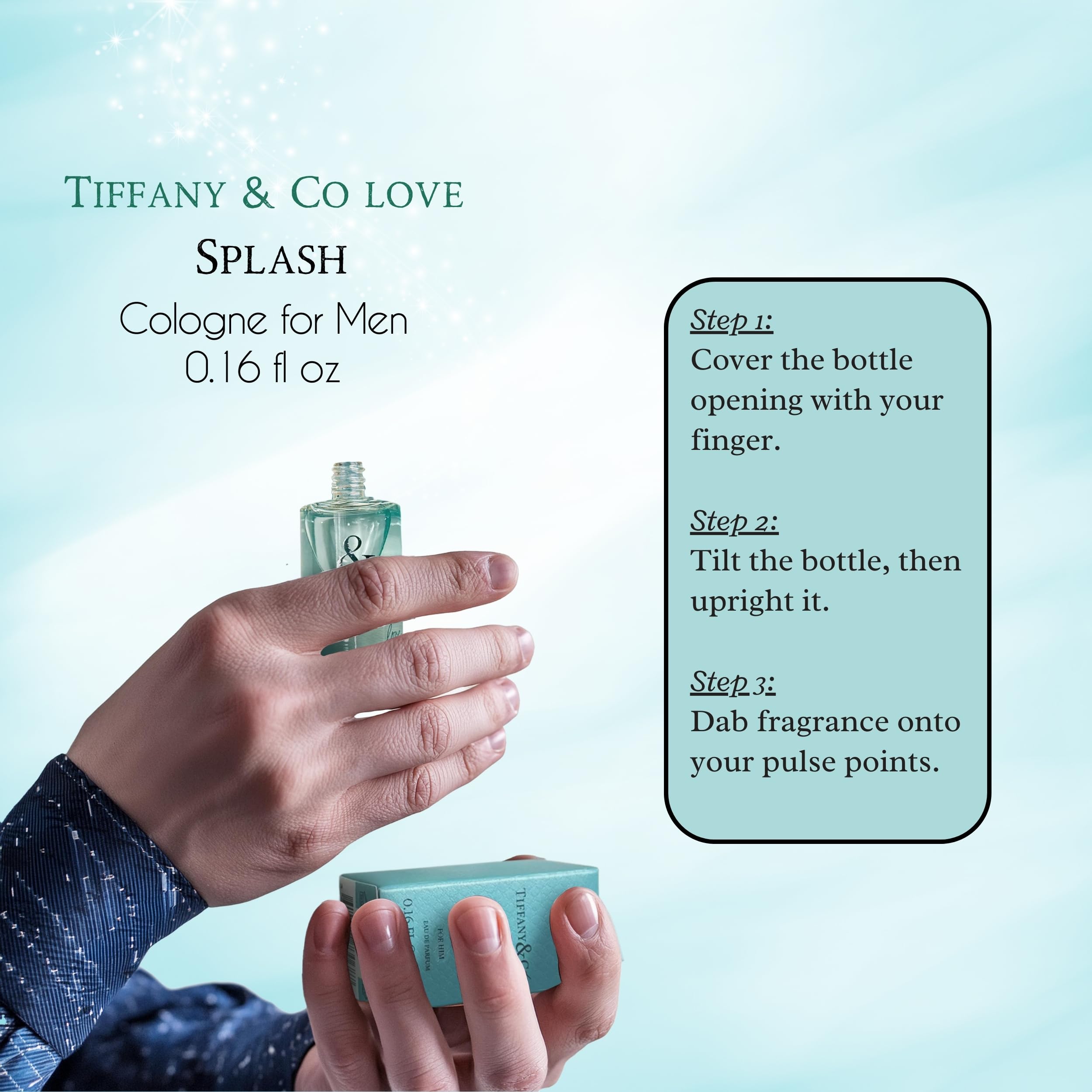 Love for Him Eau de Toilette Mini by Tiffany & Co. – 0.16 oz Travel-Size Men’s Fragrance