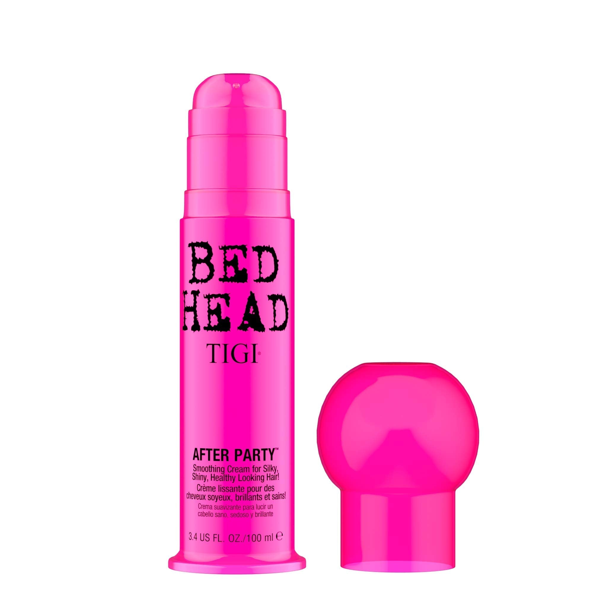TIGI Bed Head After Party Smoothing Cream – Anti-Frizz Hair Styling, Humidity Protection, 3.4 fl oz (2 Pack)