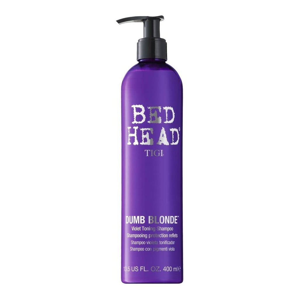 TIGI Bed Head Dumb Blonde Purple Toning Shampoo – 13.5 oz