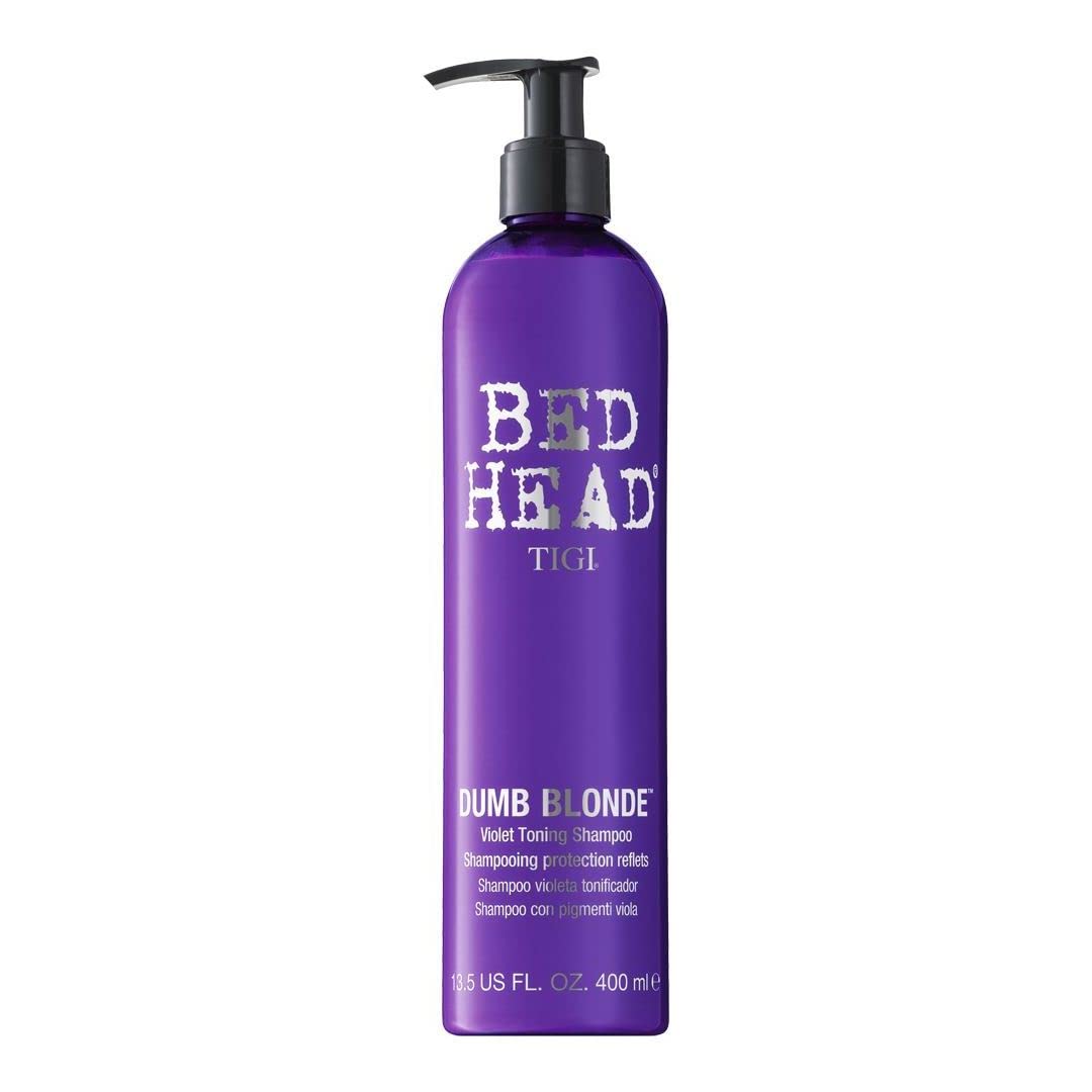 TIGI Bed Head Dumb Blonde Purple Toning Shampoo – 13.5 oz