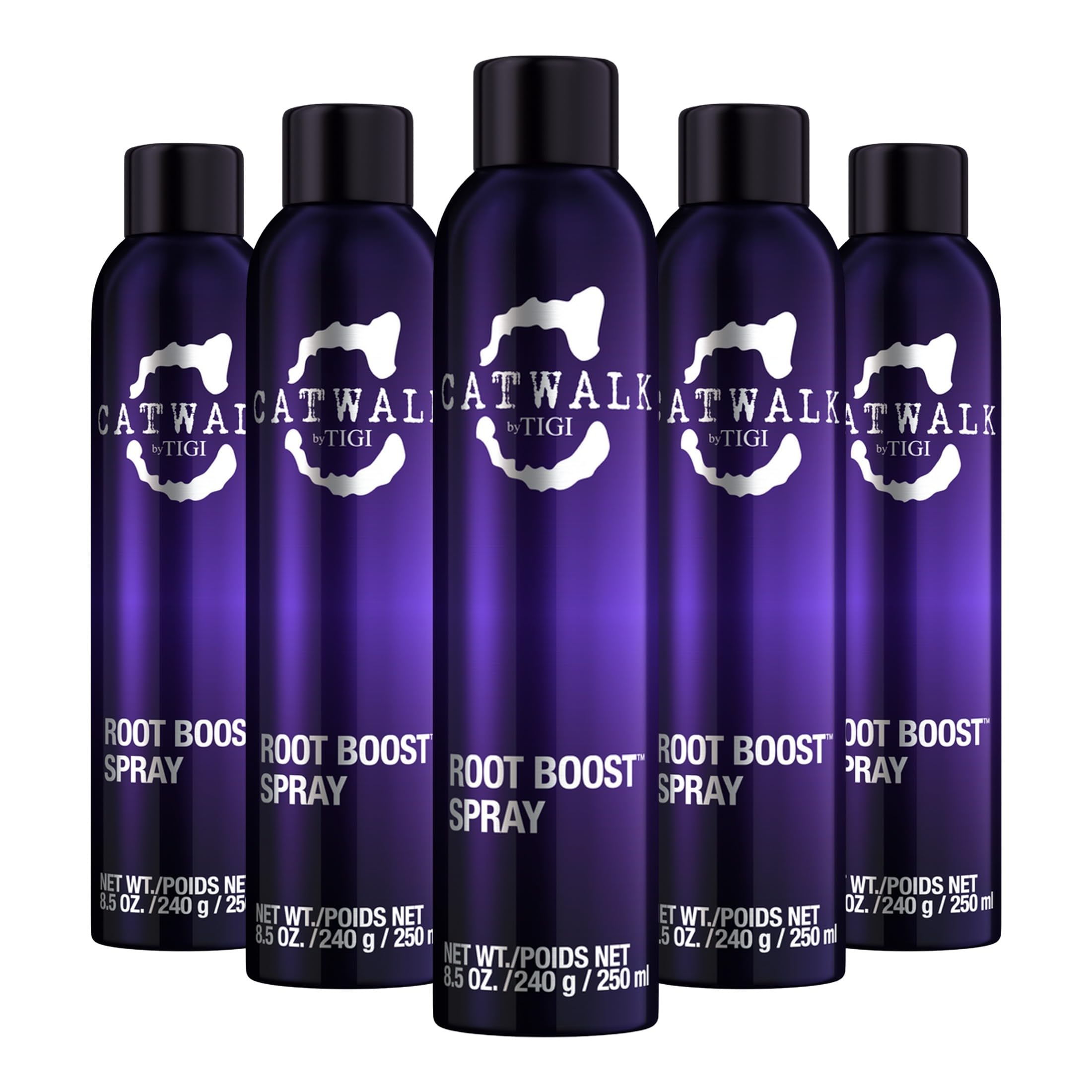 TIGI Catwalk Root Boost Spray Foam - Directional Mousse for All Hair Types - 8.5 oz (5 Pack)