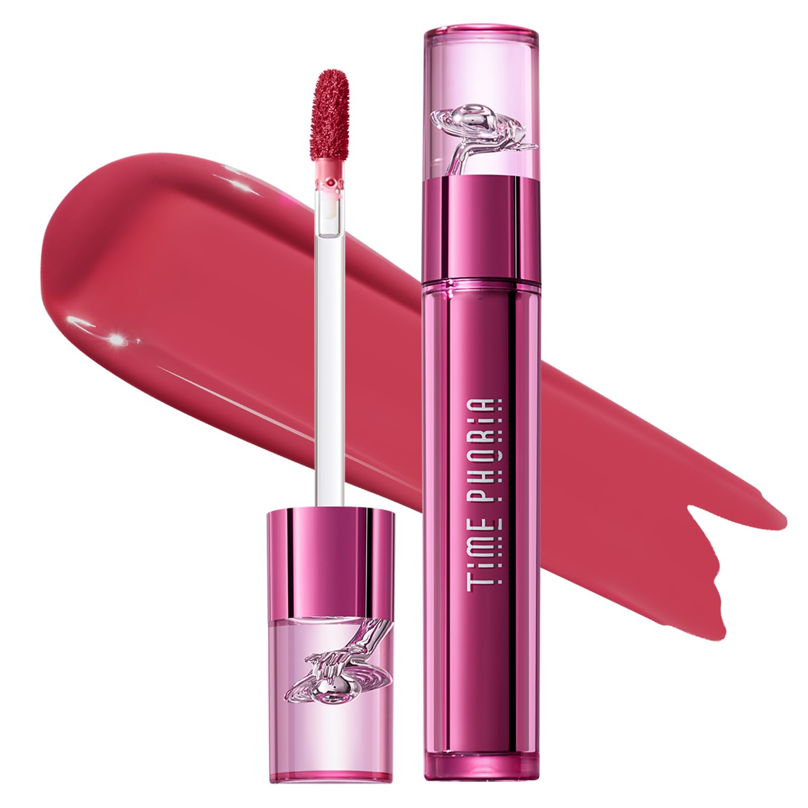 TIMEPHORIA Altera Blurring Lip Tint 011 Quiver – Vibrant Pink, Glossy-to-Soft Matte Finish