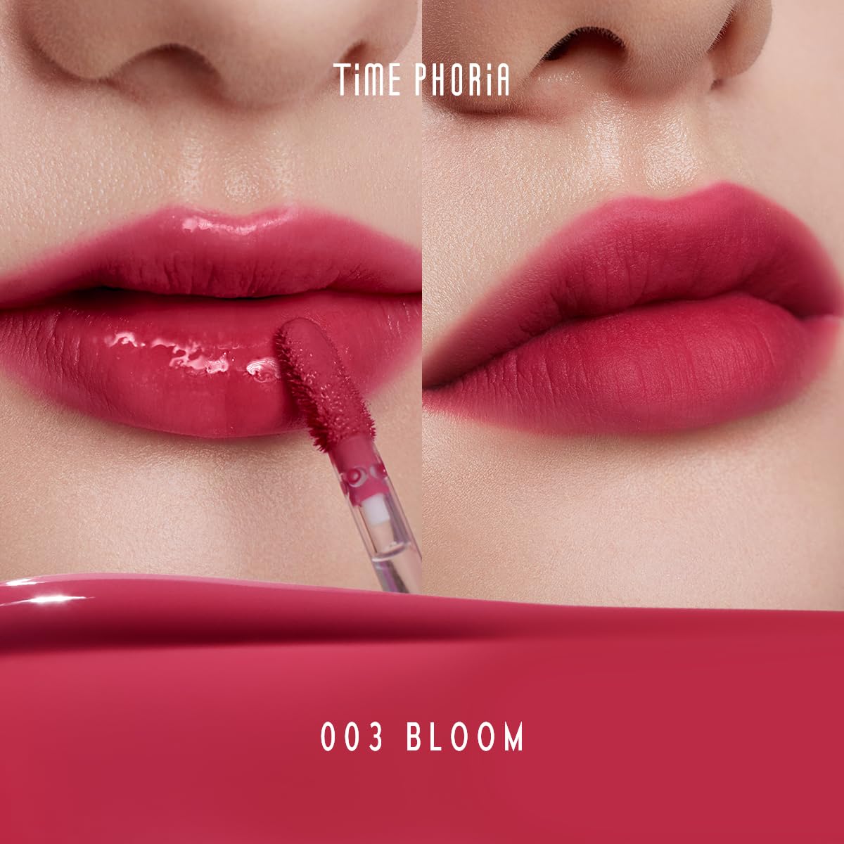 TIMEPHORIA Altera Blurring Lip Tint 003 Bloom – Glossy to Soft Matte Finish, Weightless Hydration