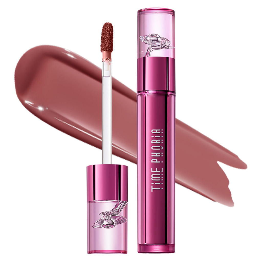 TIMEPHORIA Altera Blurring Lip Tint 012 Hush – Nude Pink Glossy to Soft Matte Finish, Weightless Hydrating Long-Wear
