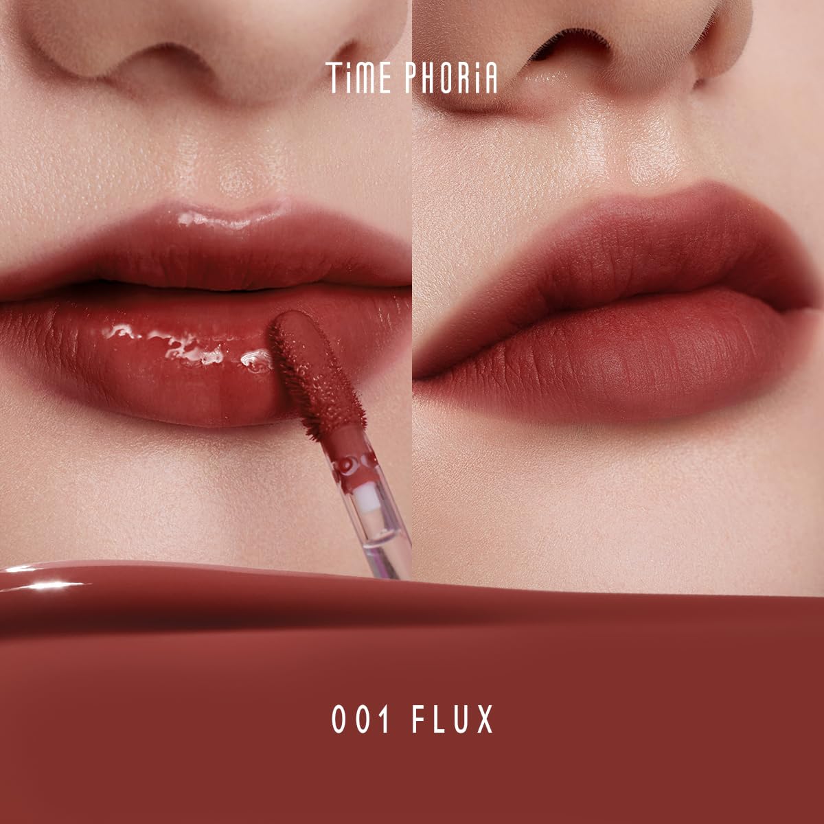 TIMEPHORIA Altera Lip Tint 001 Flux - Glossy-to-Matte, Hydrating Long-Wear
