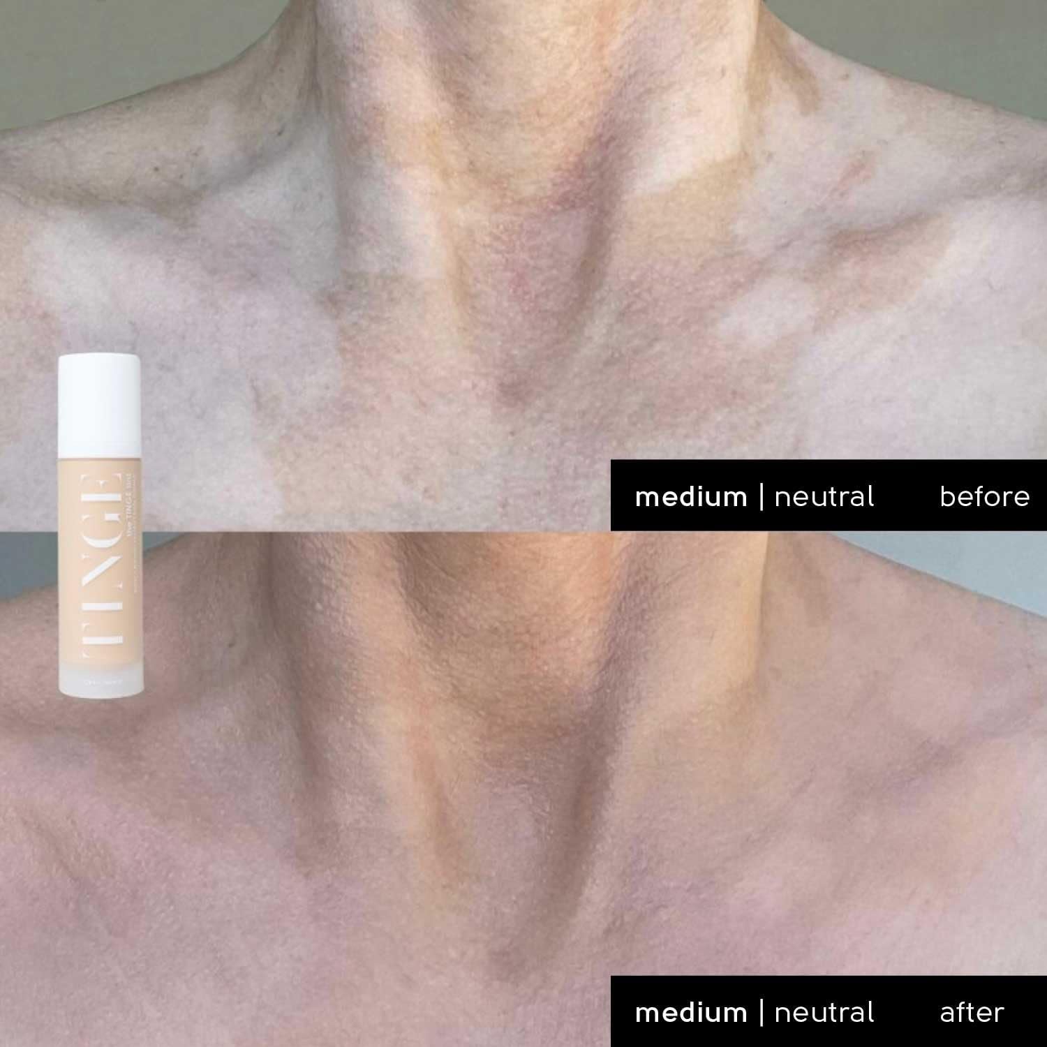 TINGE Body Makeup – Water & Transfer Resistant, Medium Coverage (Up to 48h) – Fragrance Free, Vegan, American Made