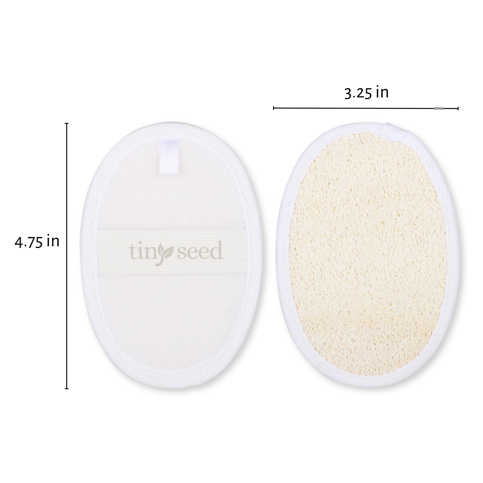 TINY SEED 2-Pack Shea Body Wash | Raw Shea Butter & Mafura Oil for Men + Free Loofah