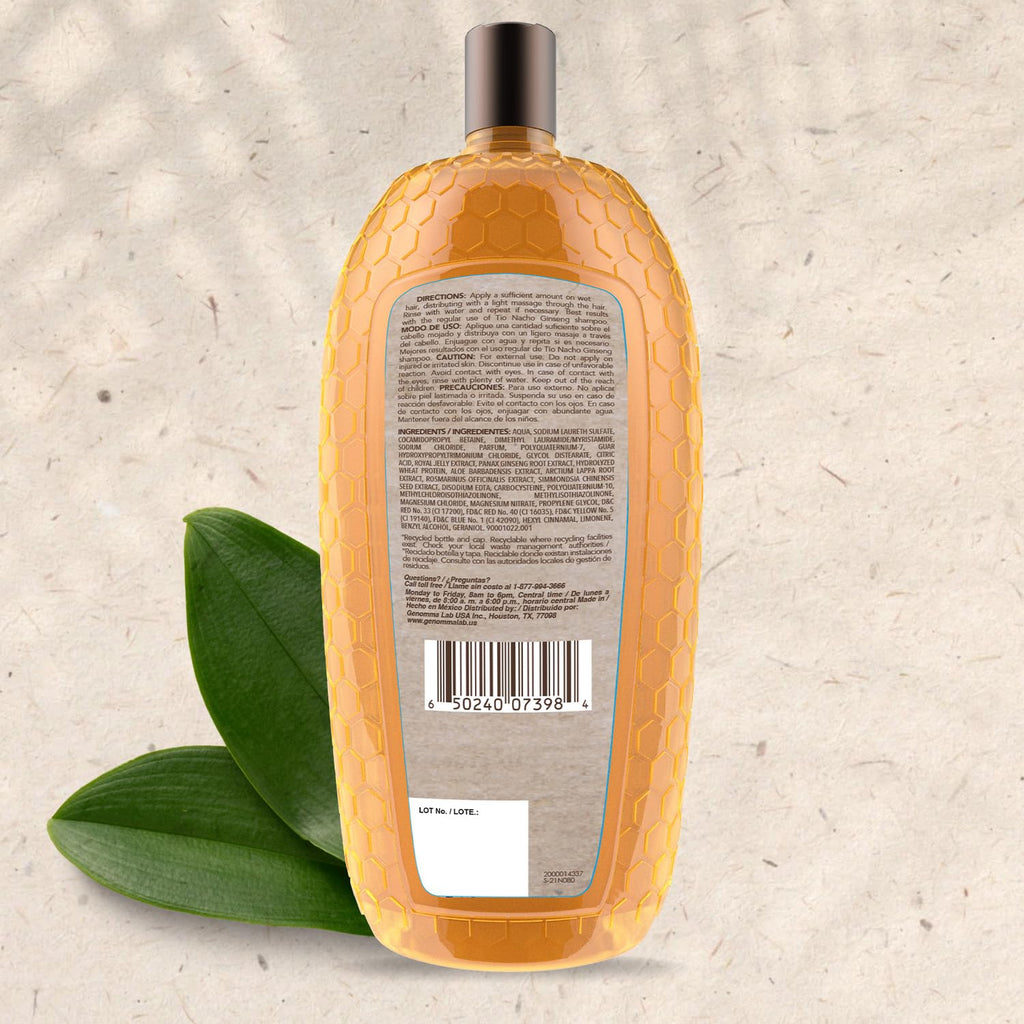 Tio Nacho Ginseng Shampoo with Royal Jelly – Strengthen & Revitalize Hair, 32 oz