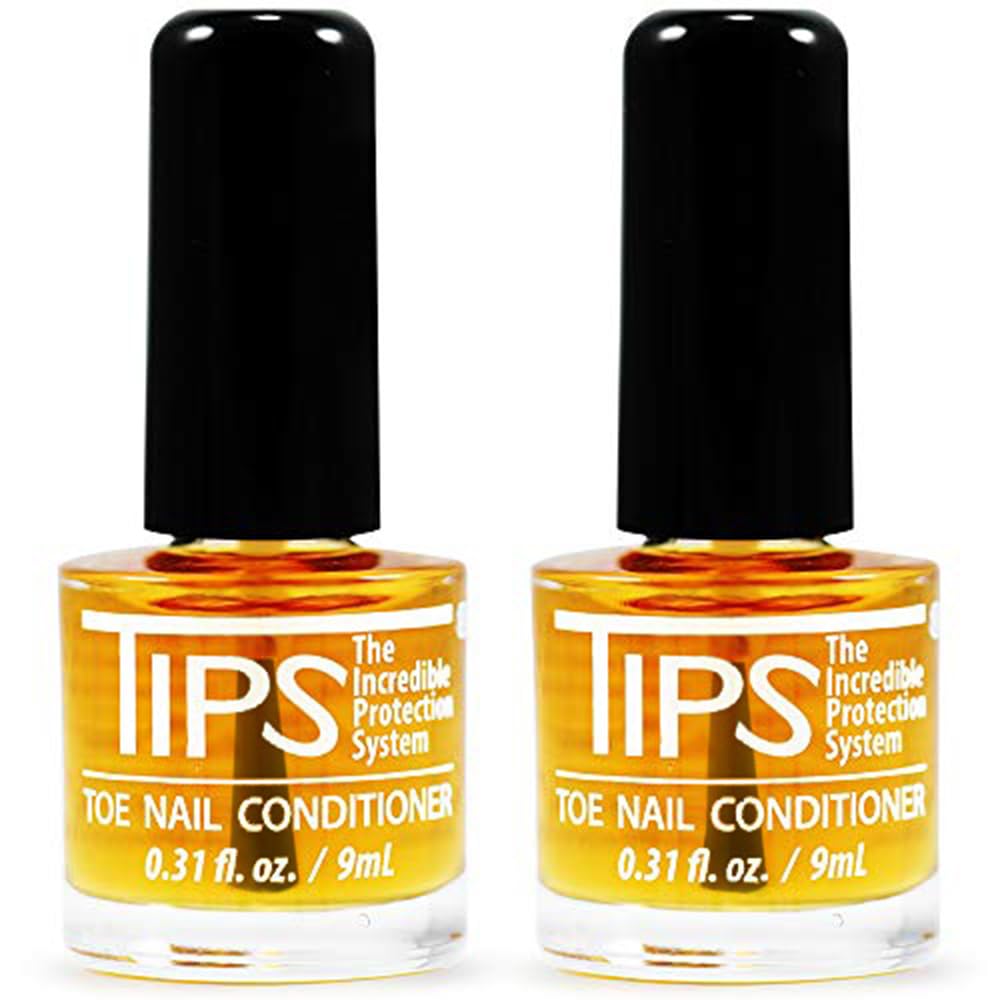 TIPS Toe Nail Conditioner 2 Pack | Strengthen & Nourish Natural Toenails