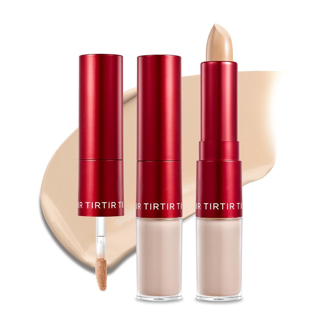 TIRTIR Glide&Hide Concealer #4N – Creamy Dual-Formula with Liquid Tip and Balm Stick