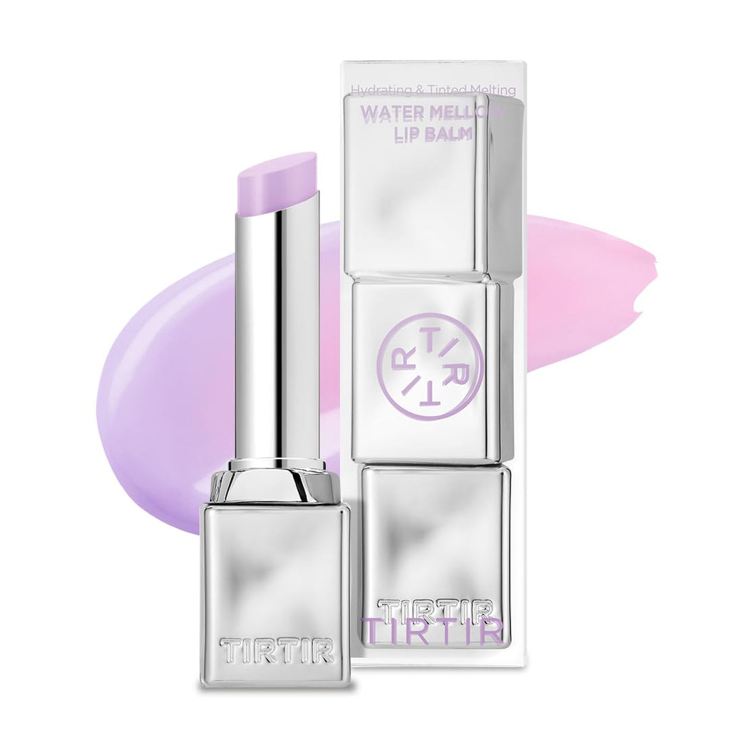 TIRTIR Water Mellow Lip Balm 02 Mauve Berry | pH Color Changing, Lightweight Hydration, Paraben Free, 0.11 fl oz