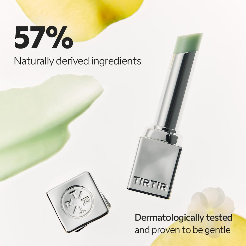 TIRTIR Water Mellow Lip Balm 02 Mauve Berry | pH Color Changing, Lightweight Hydration, Paraben Free, 0.11 fl oz