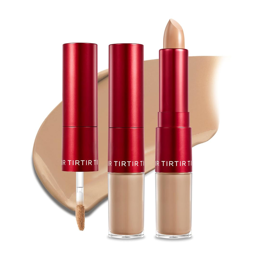 TIRTIR Glide&Hide Blurring Concealer – Creamy Hydration, Dual Applicators, 72-Hour Wear