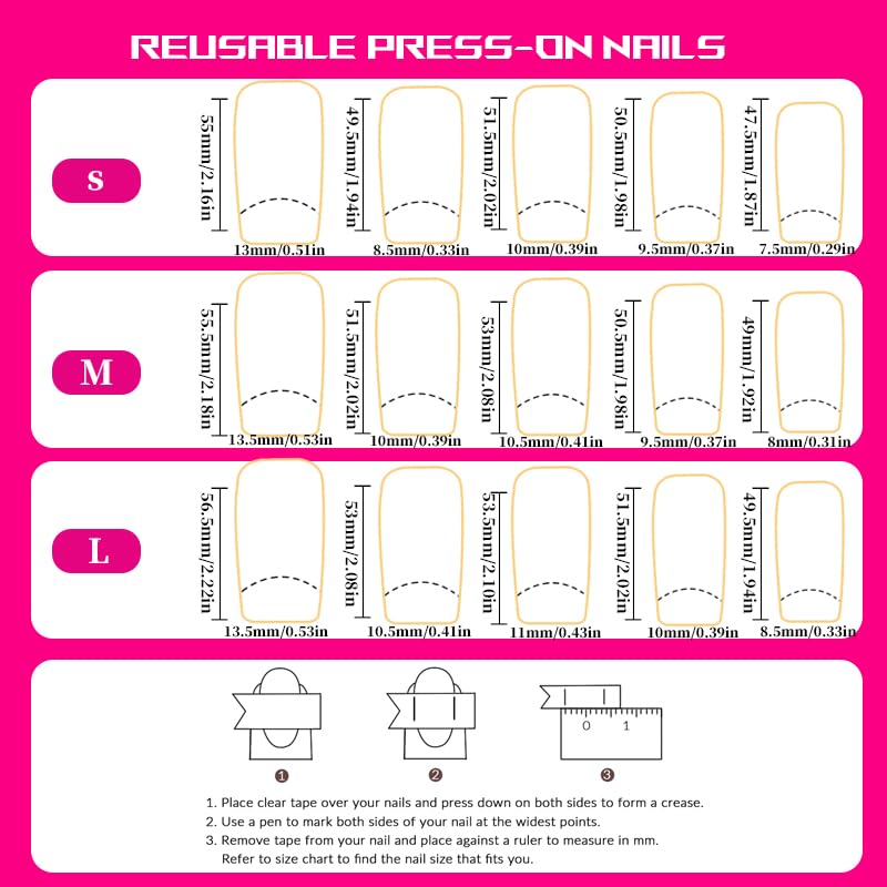 Tmani 10pc Extra Long Handmade Press-On Nails – Diamond Glitter Ballet Nails for Parties & Gifts