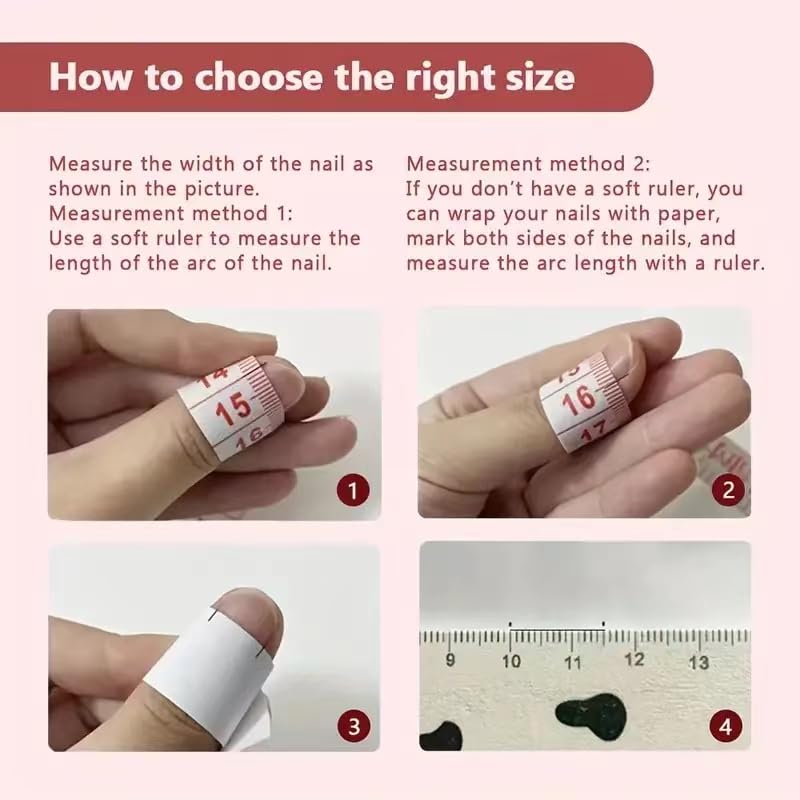 Tmani 10pc Extra-Long Handmade Press-On Nails – Square Glitter Crystal, Purple Case