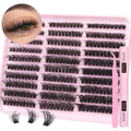 TNFVLONEINS Fluffy Lash Extension Kit 60D/80D/100D – 300Pcs with Bond & Seal and Tweezers