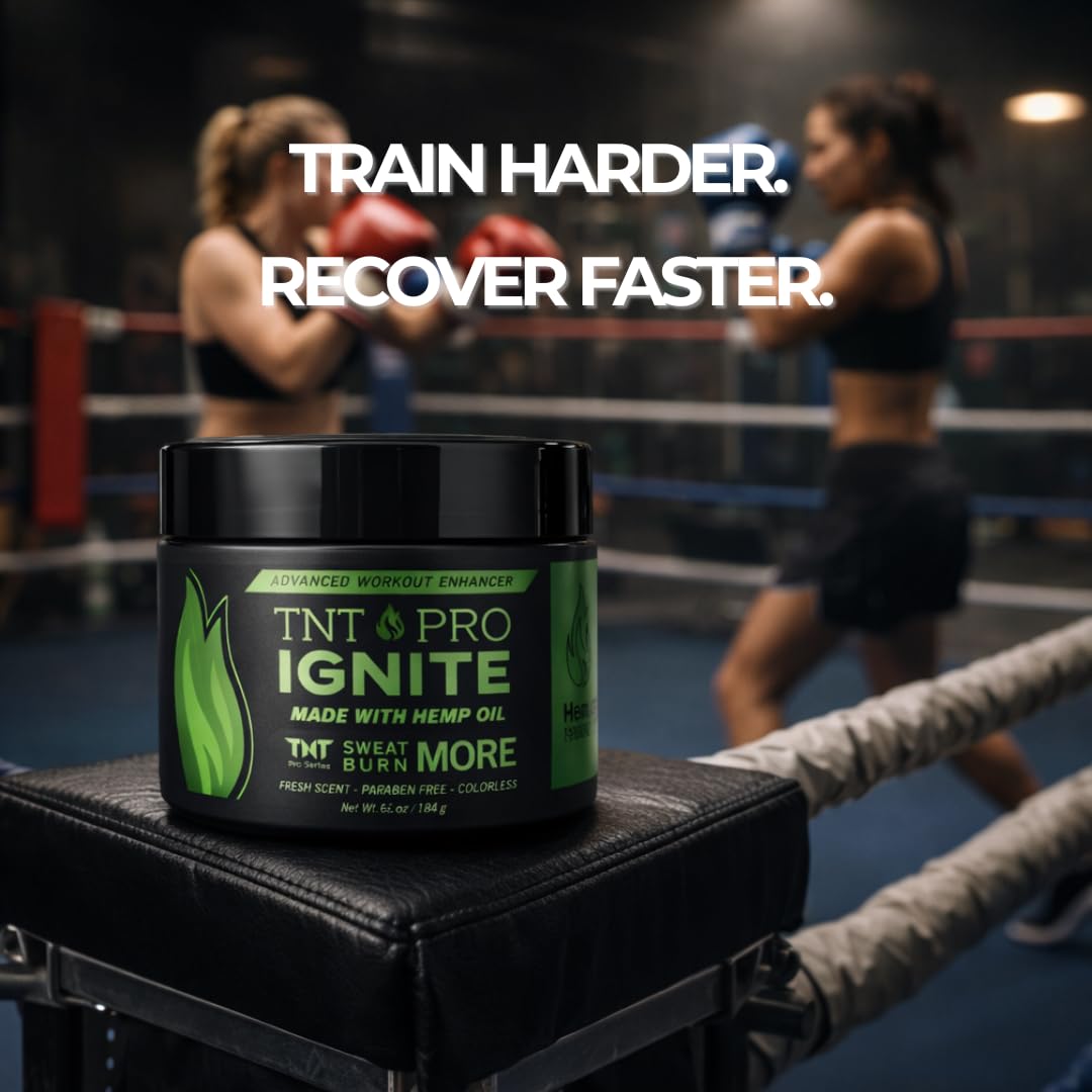 TNT Pro Ignite Sweat Cream – Pre-Workout Hot Gel for Firming & Tightening