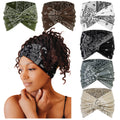 Tobeffect 7'' Extra Wide Boho Headbands for Women – Stretchy Headwraps & Hair Accessories