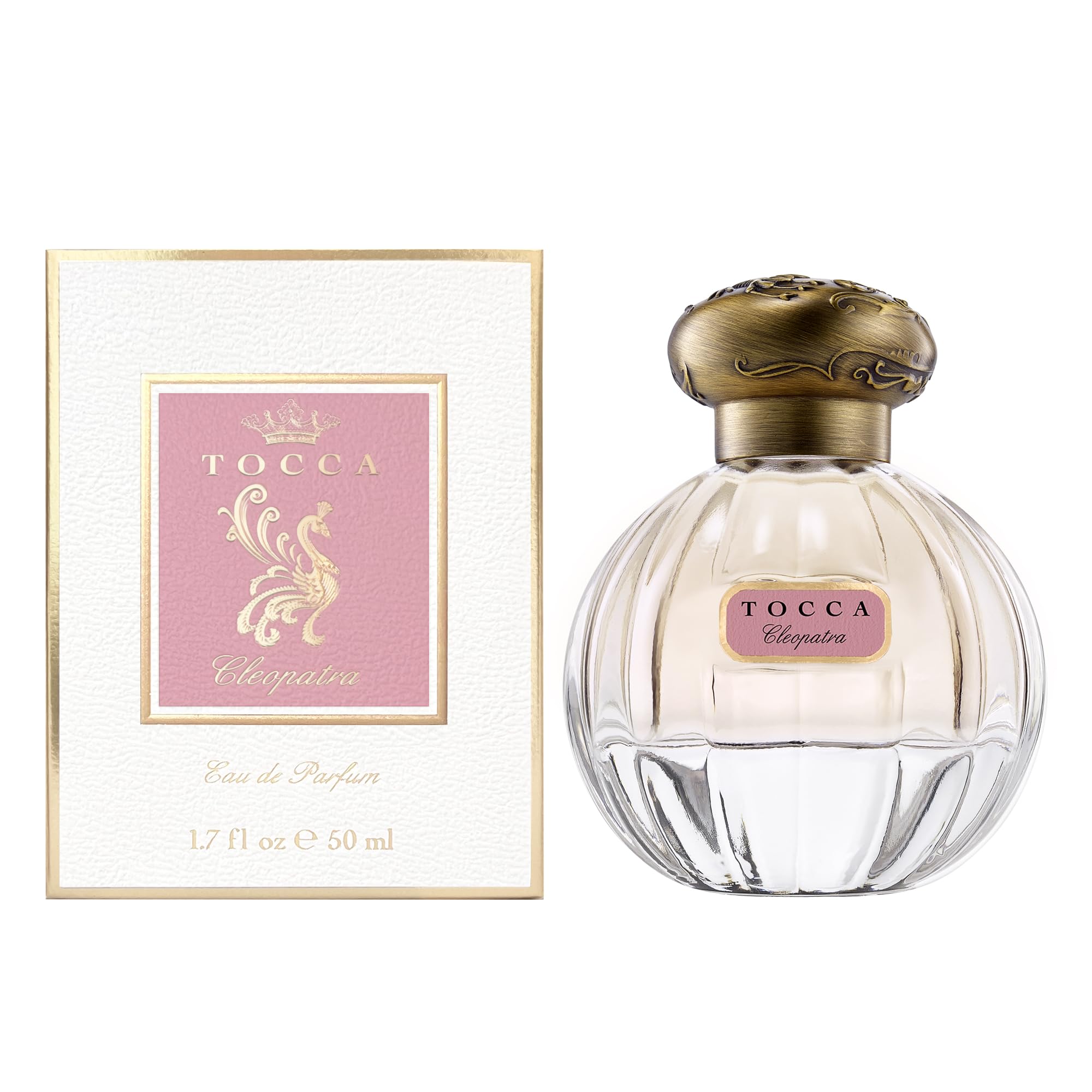 TOCCA Cleopatra Perfume Set for Women (20ml + 50ml) – Warm Floral with Grapefruit, Jasmine, Vanilla Musk