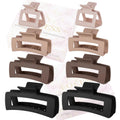 TOCESS Hair Claw Clips – Unbreakable 4 Sizes Set (8-Piece) for Thick or Thin Hair