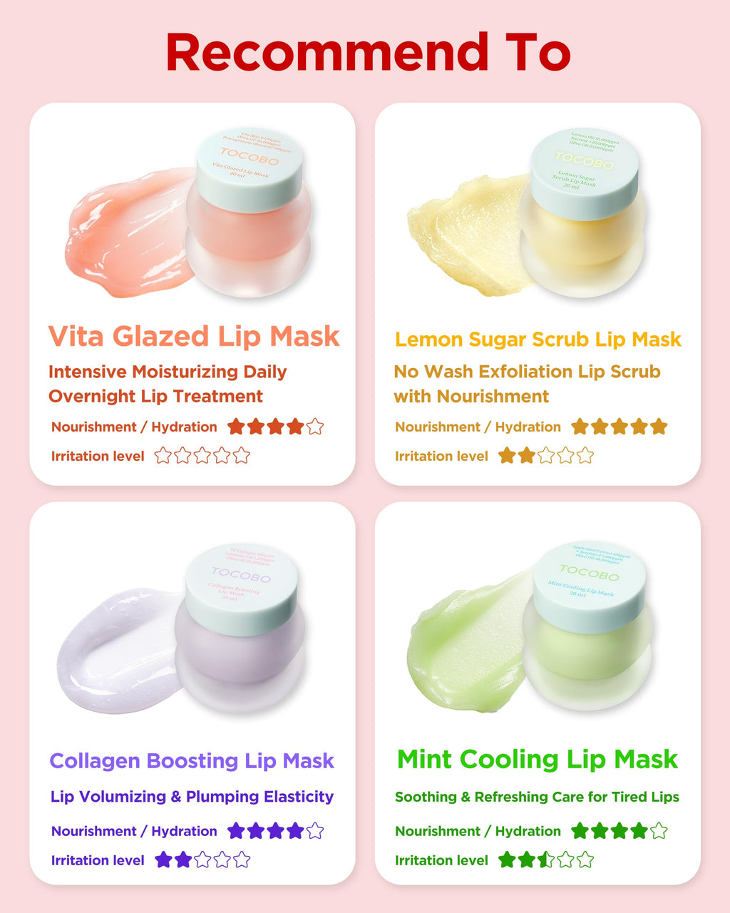 TOCOBO Collagen Lip Mask – Overnight Lip Treatment with Fermented Collagen & Peptide