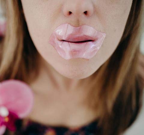 ToGoSpa LIPS – The Perfect Pucker | Hydrating Clean Collagen Gel Masks, 3 Pack (Rose Gold Lips)