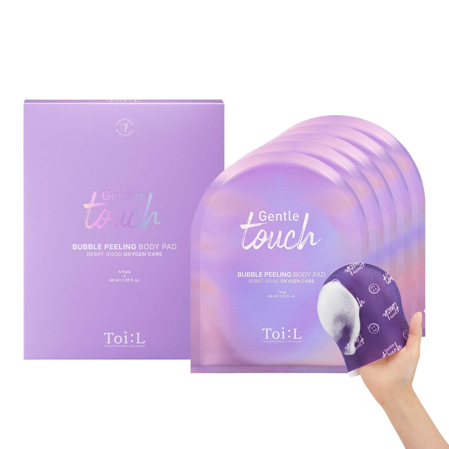TOI:L Gentle Touch Bubble Peeling Pad – Dual Sided Body Exfoliator for Home Spa