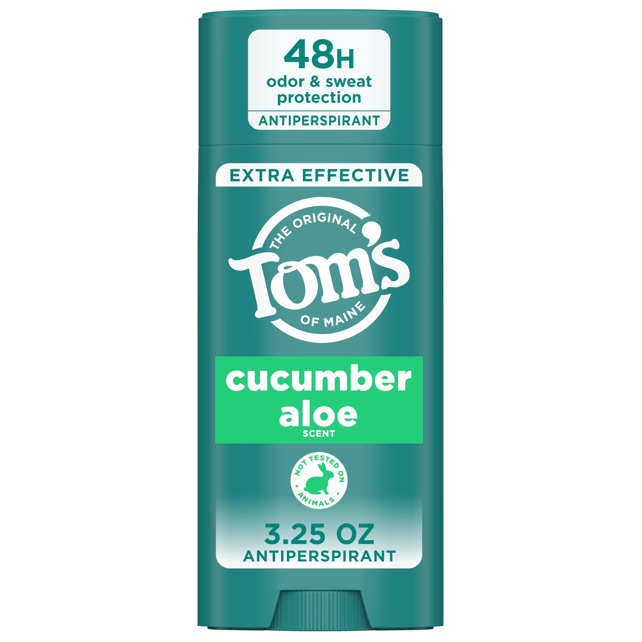 Tom’s of Maine Cucumber Aloe Antiperspirant – 48HR Protection (3.25 oz)