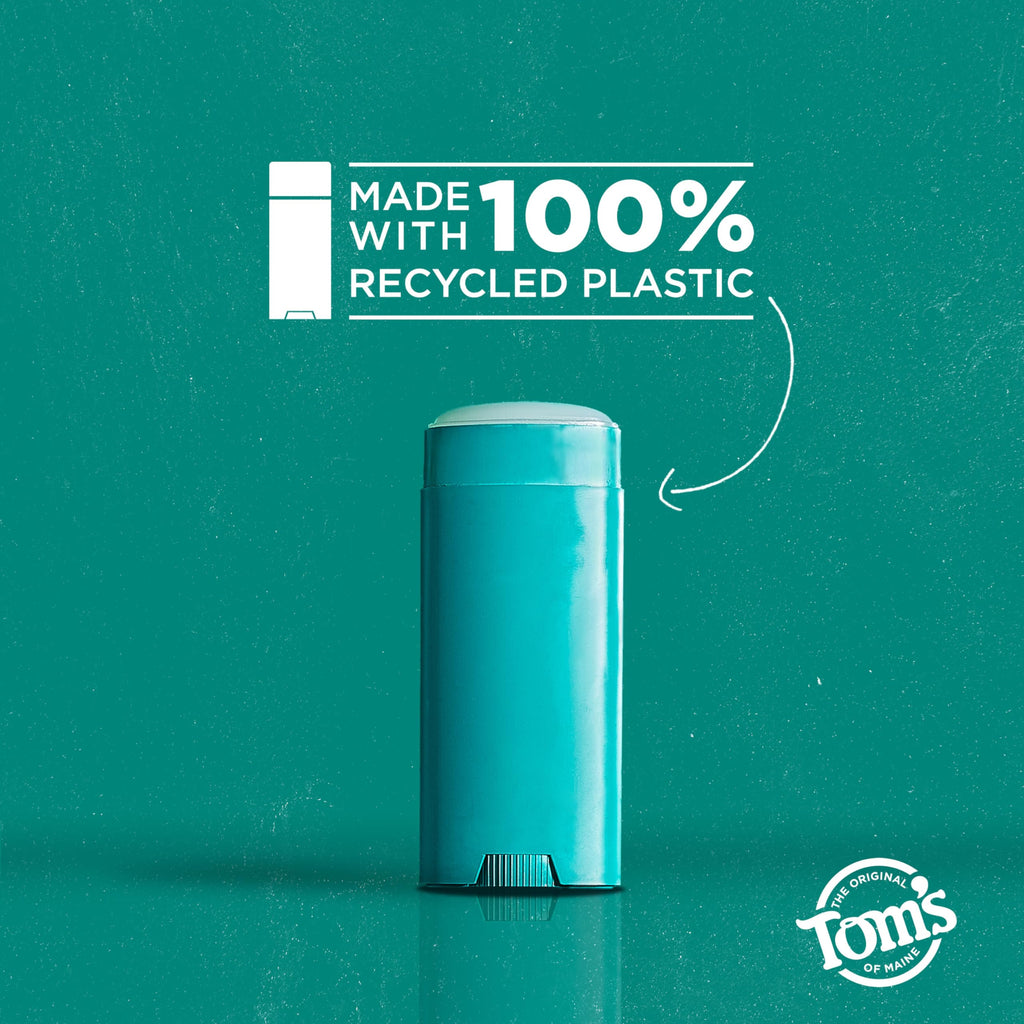 Tom’s of Maine Rose Vanilla Aluminum-Free Deodorant | Clear Application, Odor & Wetness Protection | 3.25 oz 2-Pack