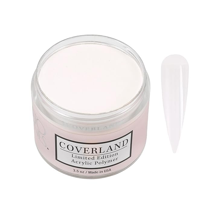 Coverland Acrylic Powder 3.5oz Light White – Limited Edition | TONES