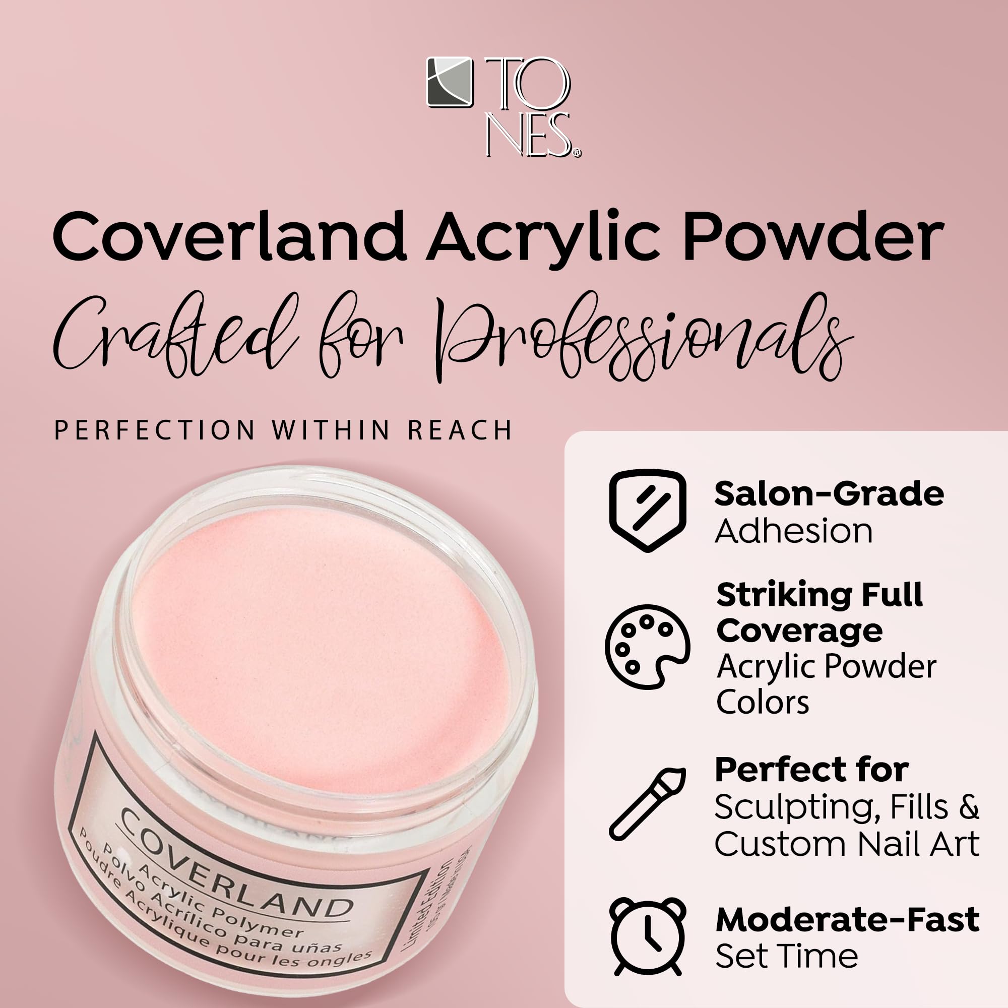 TONES Coverland Acrylic Powder 3.5oz – I'm the Boss (Limited Edition)