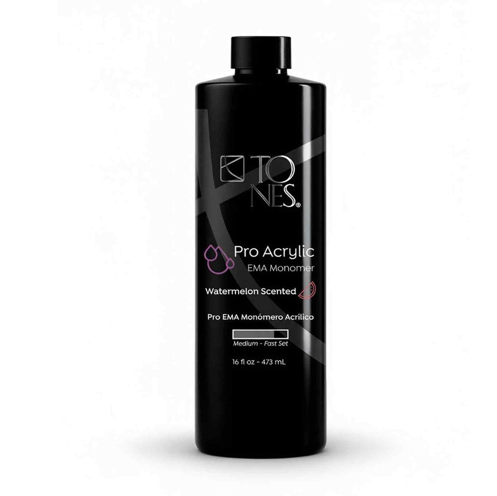 TONES Monomer Acrylic Nail Liquid – Watermelon (16 oz) MMA-Free, Self-Leveling