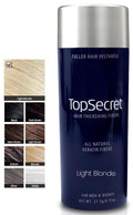 Top Secret Hair Building Fibers Refills – Undetectable, All-Day Coverage (Light Blonde) – For Men & Women