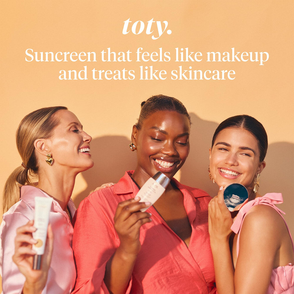 Toty Lumina CC Cream SPF 50+ – 100% Mineral Color Correcting Foundation in Peachy Beige (Medium Coverage)
