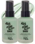 Touch In Sol Redness Correcting Base Primer – Green Tone Pore-Minimizing Makeup Base, 2-Pack (1.01 fl oz each)