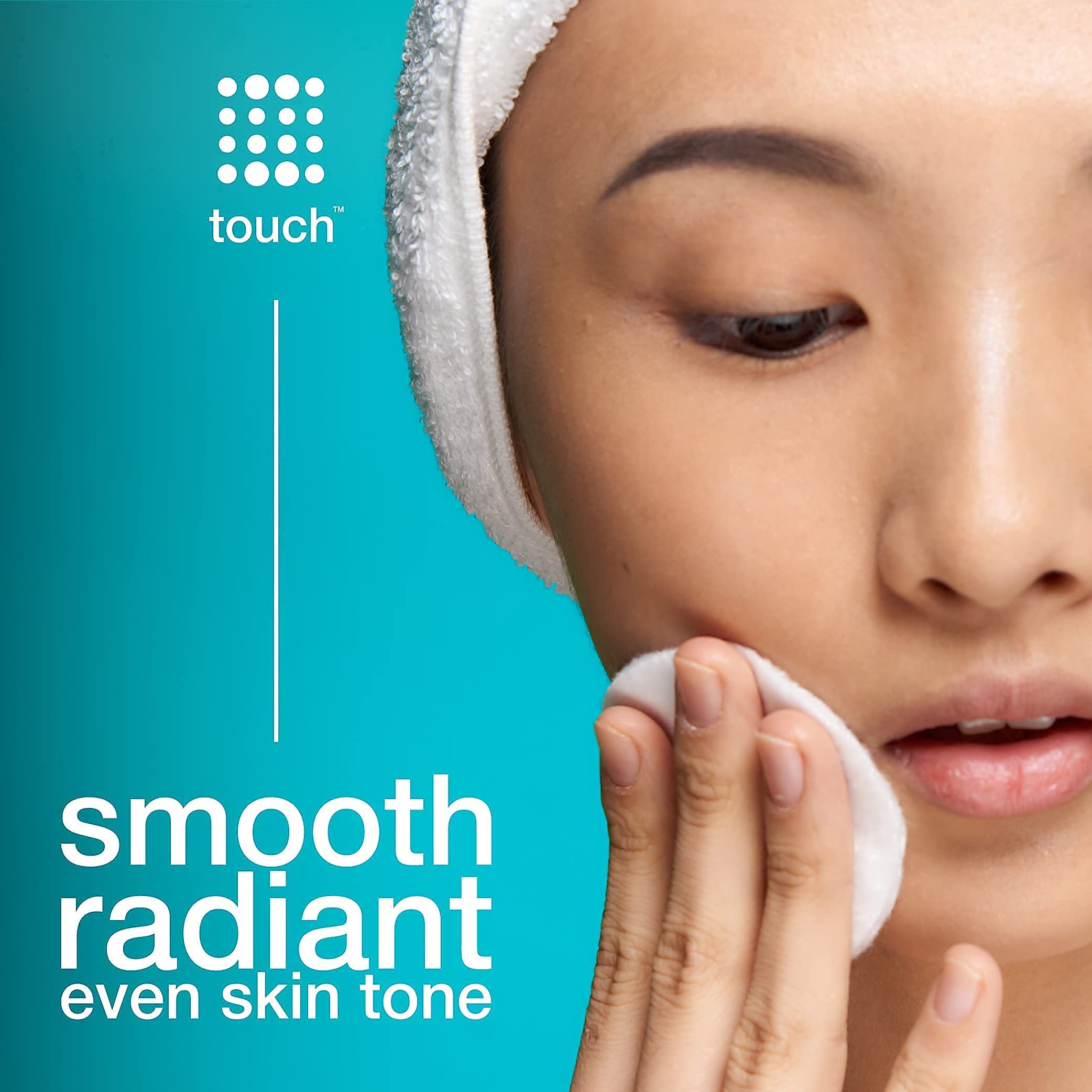 Touch 7% Glycolic Acid Toner with Rose Water, Witch Hazel & Aloe – Alcohol & Oil Free, 6 oz