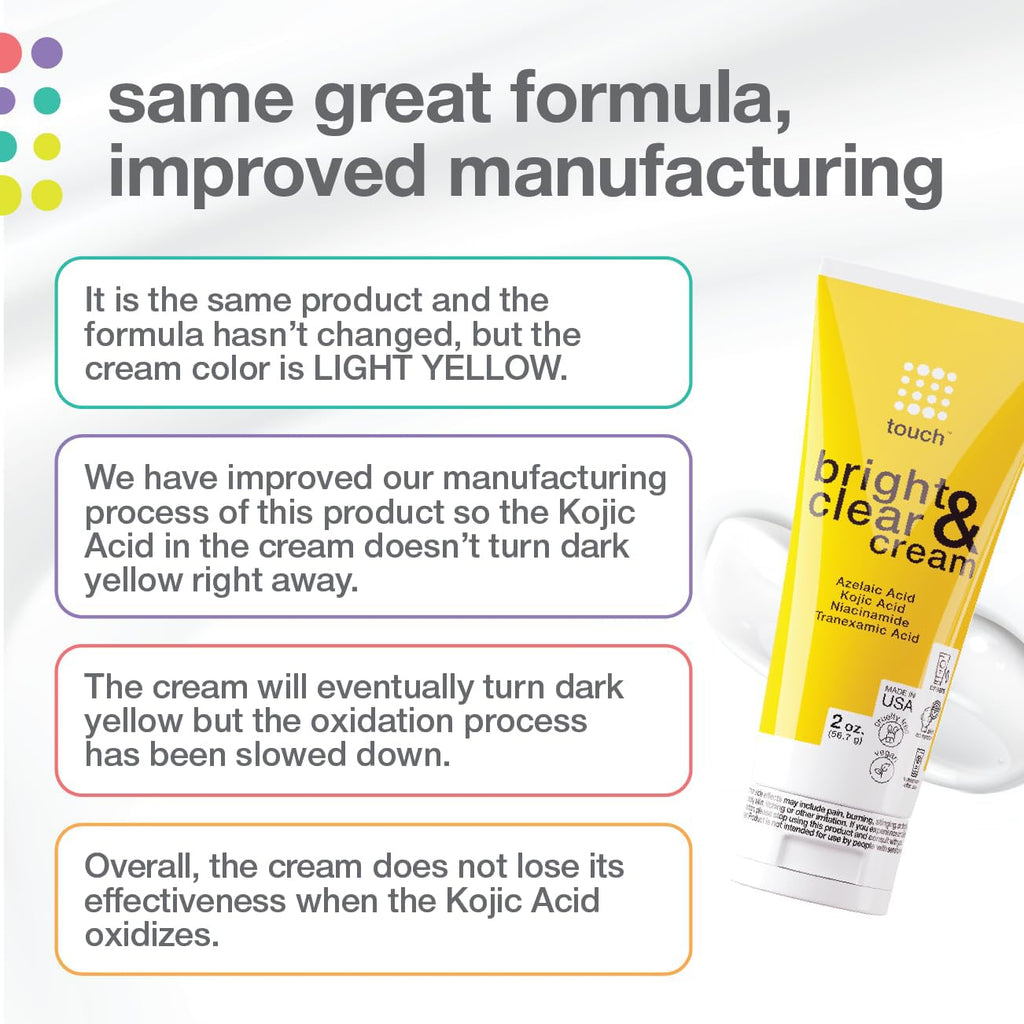 TOUCH Radiance Cream with Niacinamide & Tranexamic Acid – Brighten Uneven Skin Tone (2 oz)