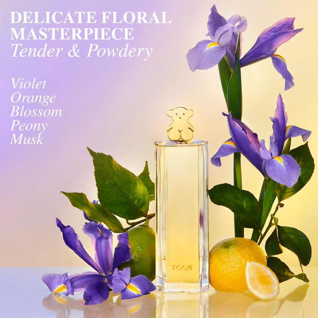 TOUS Eau de Parfum for Women – Floral, Long-Lasting Scent with Neroli, Rose & Orange Blossom | 3 fl oz