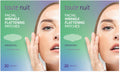 Toute Nuit Wrinkle Patches – Grooves for Maximum Forehead Coverage | Hypoallergenic, Made in USA (Pack of 2, 20 per pack)