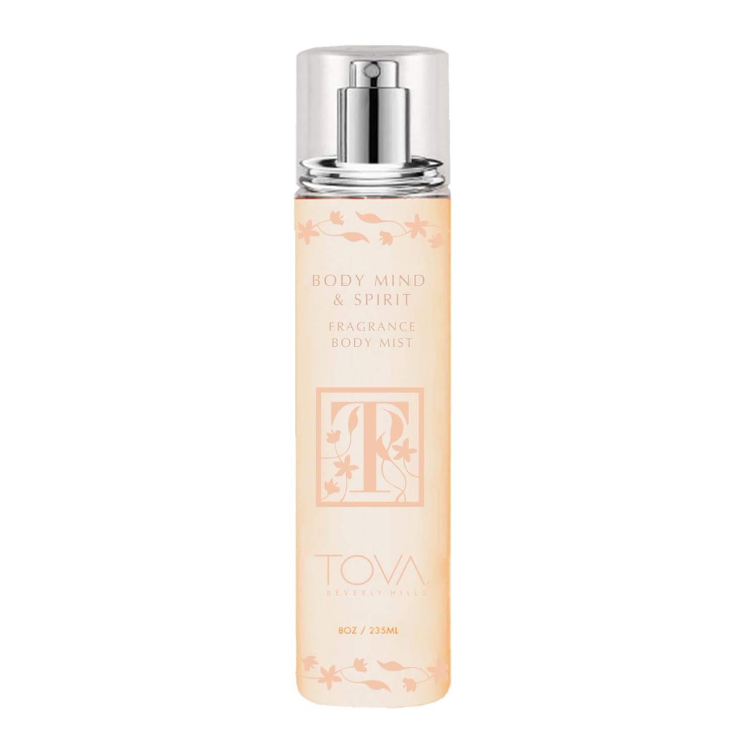 Tova Body Mind & Spirit Body Mist – Refreshing Floral Spray with Osmanthus & Apricot | USA-Made