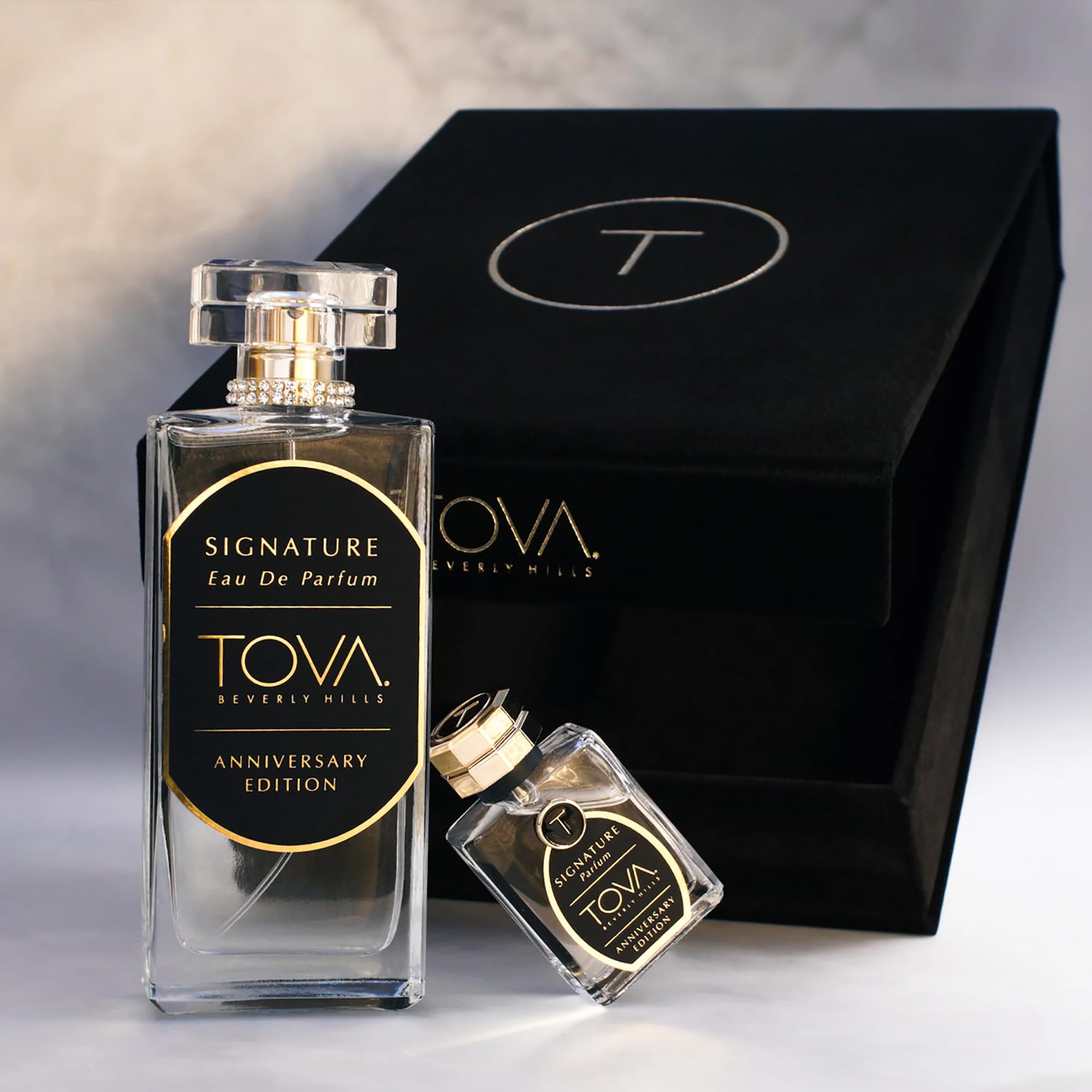 Tova Signature Anniversary Fragrance Set – Fresh Woody EDP for Women – Bergamot, Jasmine & Musk – USA-Made & Cruelty-Free