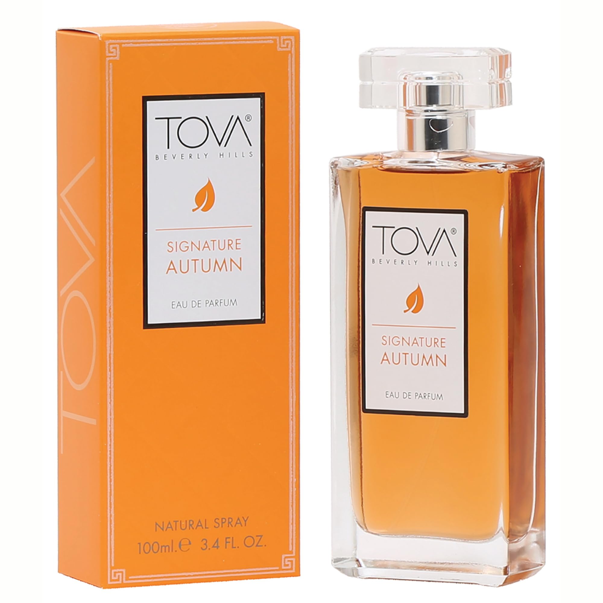 Tova Signature Autumn Eau de Parfum – Crisp Floral Amber for Women, 3.4 fl oz | USA-Made & Cruelty-Free