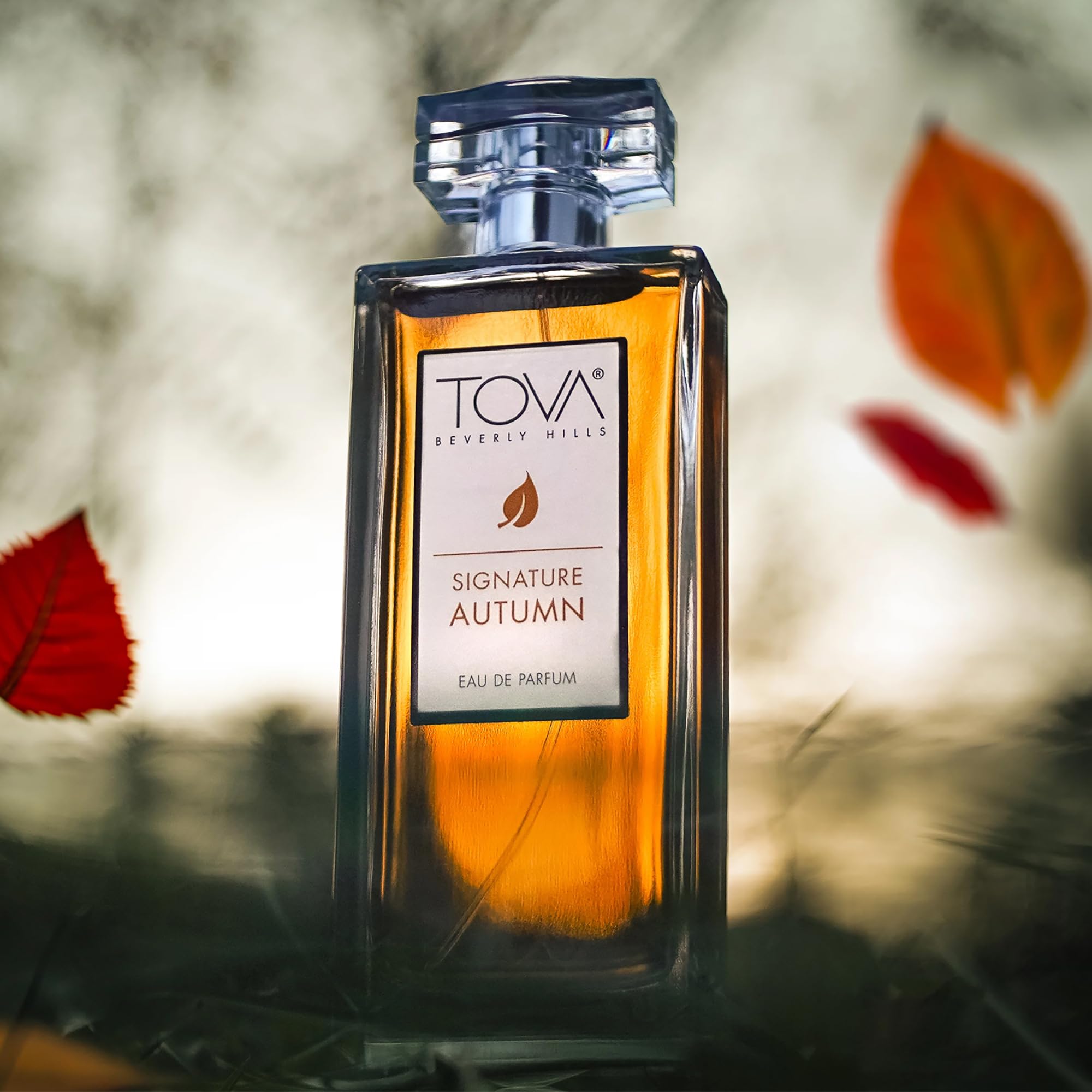 Tova Signature Autumn Eau de Parfum – Crisp Floral Amber for Women, 3.4 fl oz | USA-Made & Cruelty-Free